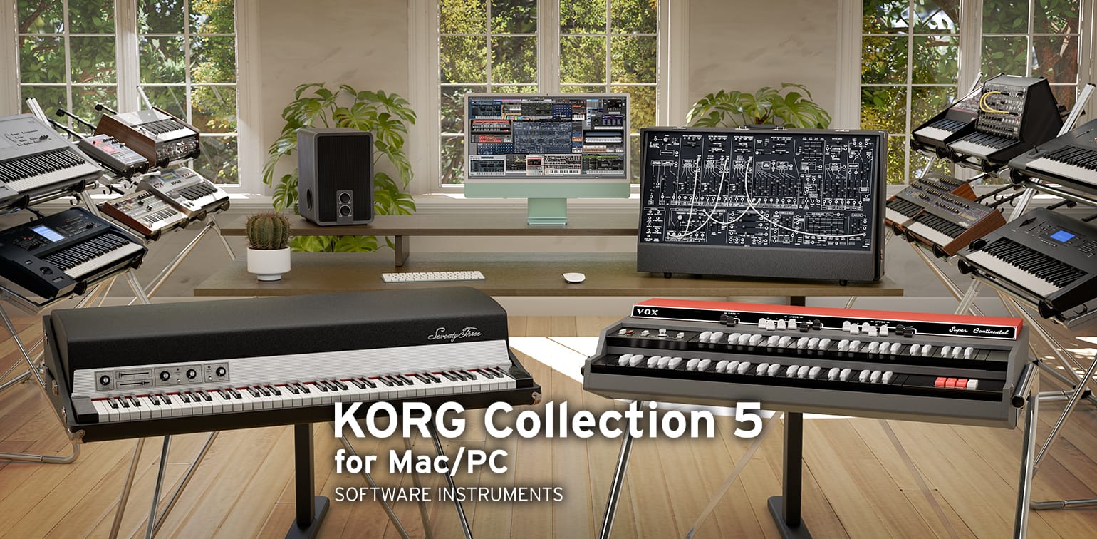 「KORG Collection 5」リリース　最大50%オフのサマーセールスタート