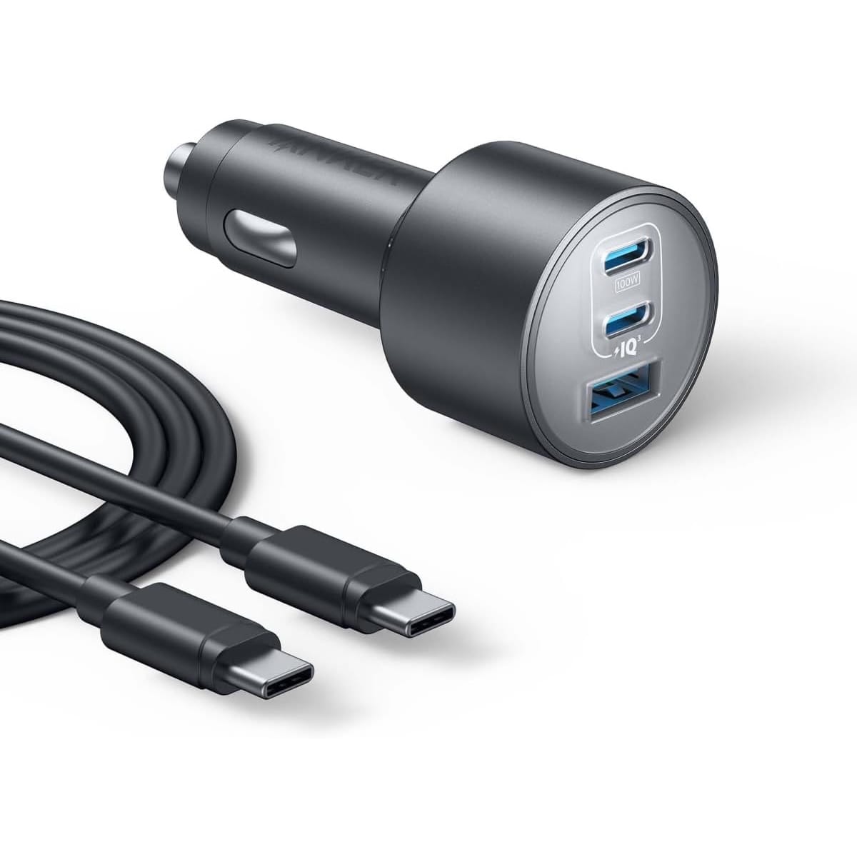 Anker、合計最大167.5W出力の3ポートUSBカーチャージャーを発売