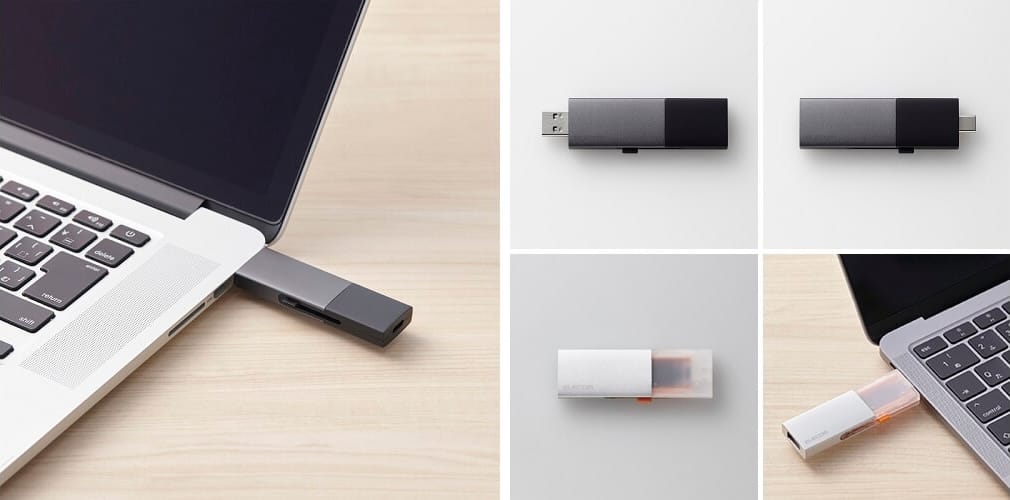 エレコム、スライド式USB-C＆USB-Aコネクタ搭載のスティック型外付けSSDを発売