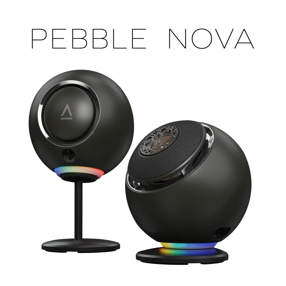 Creative、プレミアムなデスクトップスピーカー「Pebble NOVA」を発売